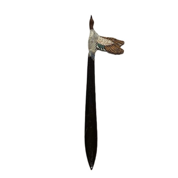 Hand Painted Flying Duck Letter Opener Loon Mallard Bird - Picture 4 of 7